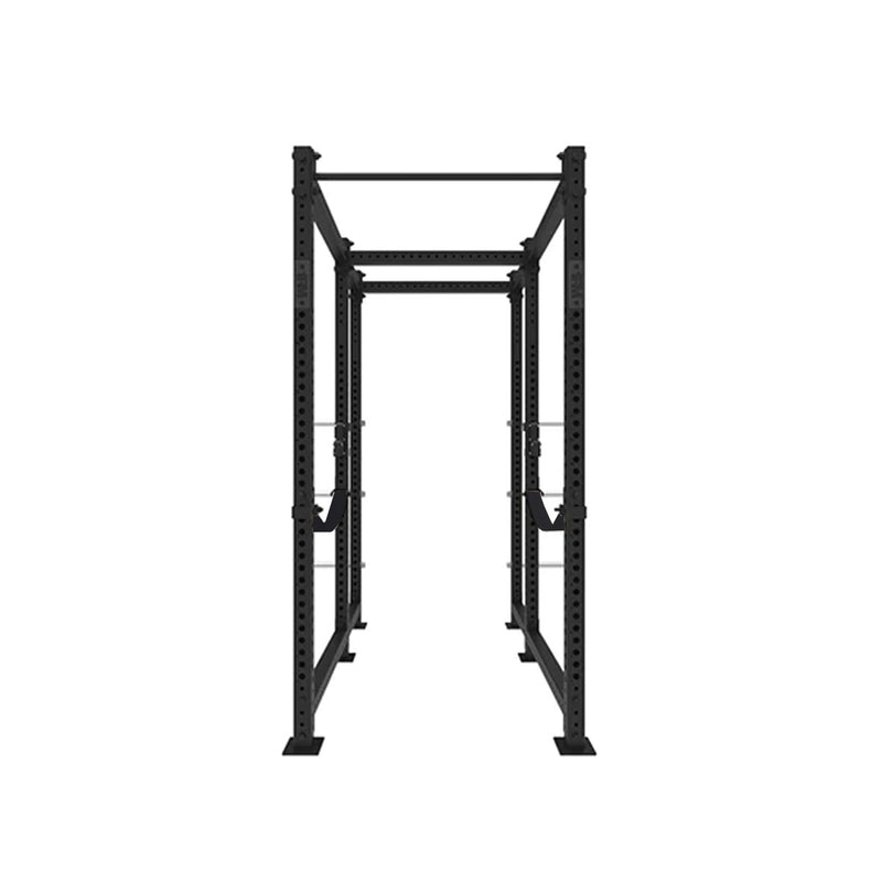 1RM Commercial Power Rack w Storage & Flat Incline Bench