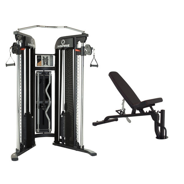 Inspire FT1 Functional Trainer Bench Package Little Bloke Fitness