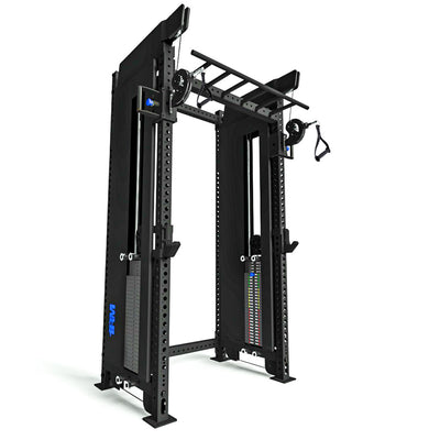 1RM Ebony Functional Trainer Rack with Multi Grip Chin