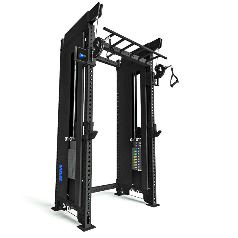 1RM Ebony Functional Trainer Rack with Multi Grip Chin