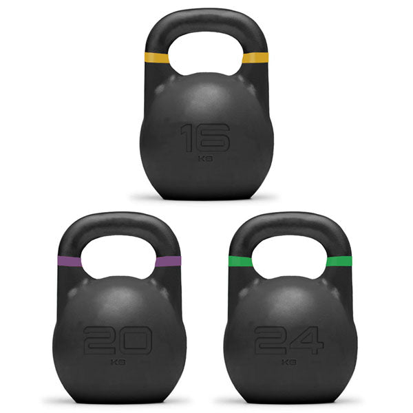 Pre Order - Expected Late April | Competition Pro Grade Kettlebell Package 16kg 20kg & 24kg