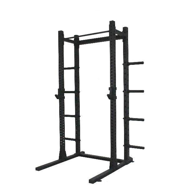 1RM Obsidian Squat Rack with Plate Storage – 2.5m | Commercial