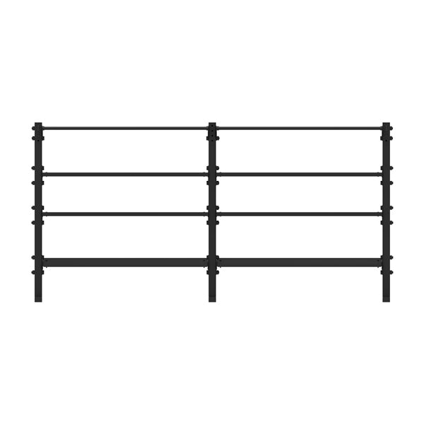 1RM Double Tall Double Storage Rack w. Hooks - Pack 1