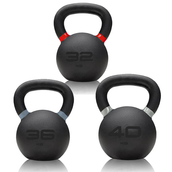 Pre Order - Expected Late April | Classic Cast Iron Kettlebell Heavy Pack (32,36, 40)