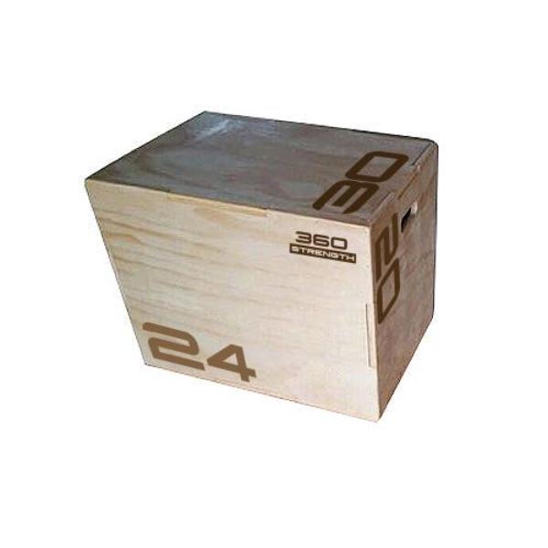 360 Strength Wooden Plyometric Box (20x24x30)
