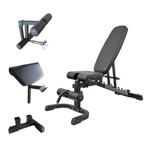 Pre Order - Expected Late May | 360 Strength FID Adjustable Bench and Preacher / Leg Attachments