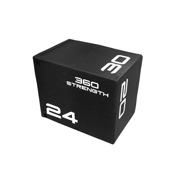 3 in 1 Foam Plyometric Box Black Little Bloke Fitness