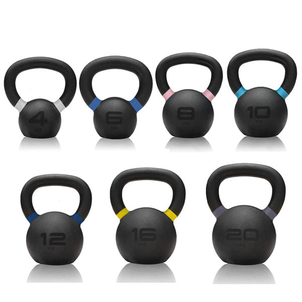 Pre Order - Expected Late April | Classic Cast Iron Kettlebell Expanded Beginner Pack (4,6,8,10,12,16,20)