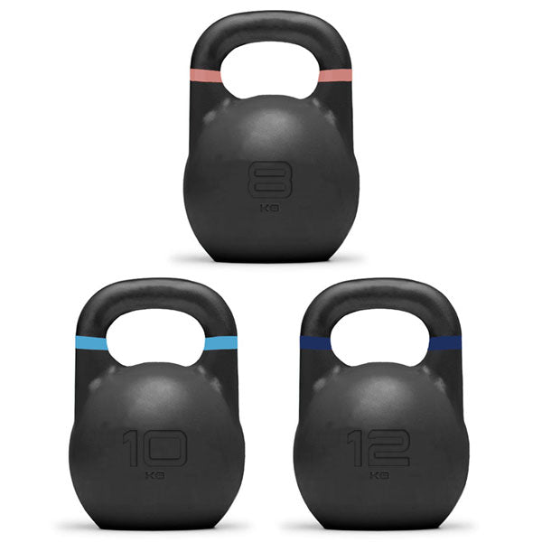 Pre Order - Expected Late April | Competition Pro Grade Kettlebell Package 8kg 10kg & 12kg