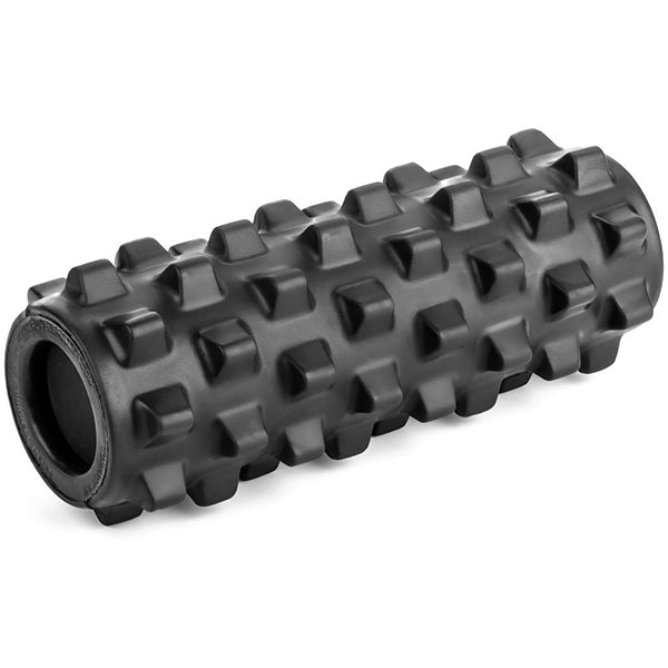 Compact Black Rumble Roller (Extra Firm) | Little Bloke Fitness