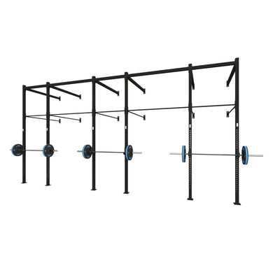 1RM High Fully Braced Triple Wall Mounted Rig