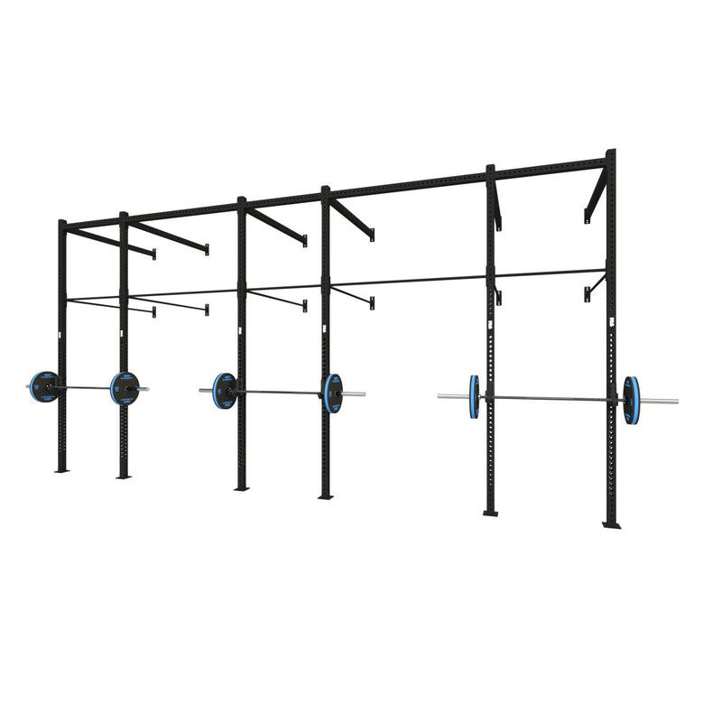 1RM High Fully Braced Triple Wall Mounted Rig