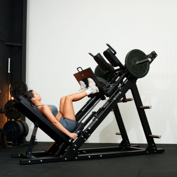 Leg Press Hack Squat Combo Plate Loaded Machine - Shadow Series