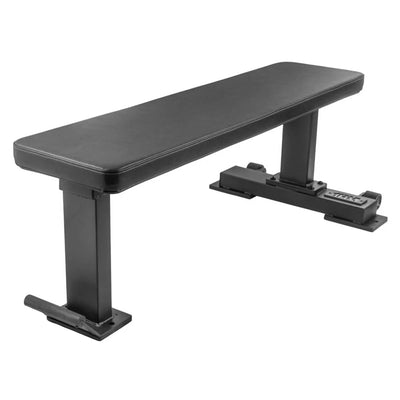 1RM Obsidian Squat Rack w Storage & Flat Bench | Commercial