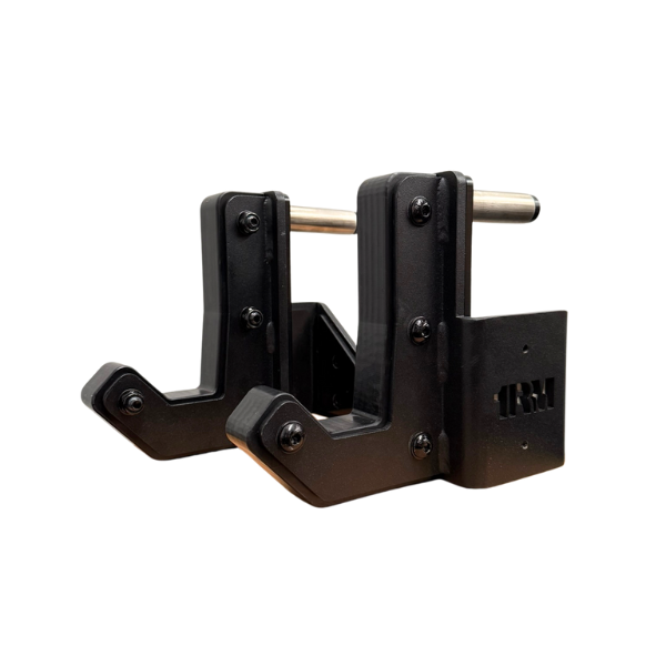 1RM Obsidian Squat Rack w Multi-Grip Chin, Storage & FI Bench | Commercial