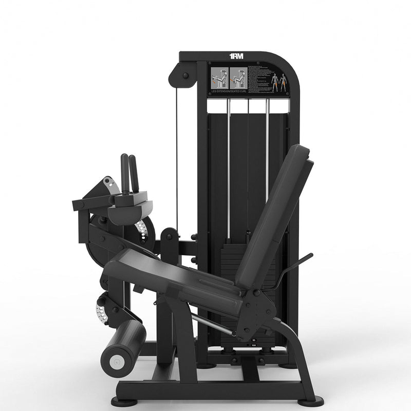 Pre Order - Expected Late May | Leg Extension / Seated Leg Curl Pin Loaded Machine - Shadow Series