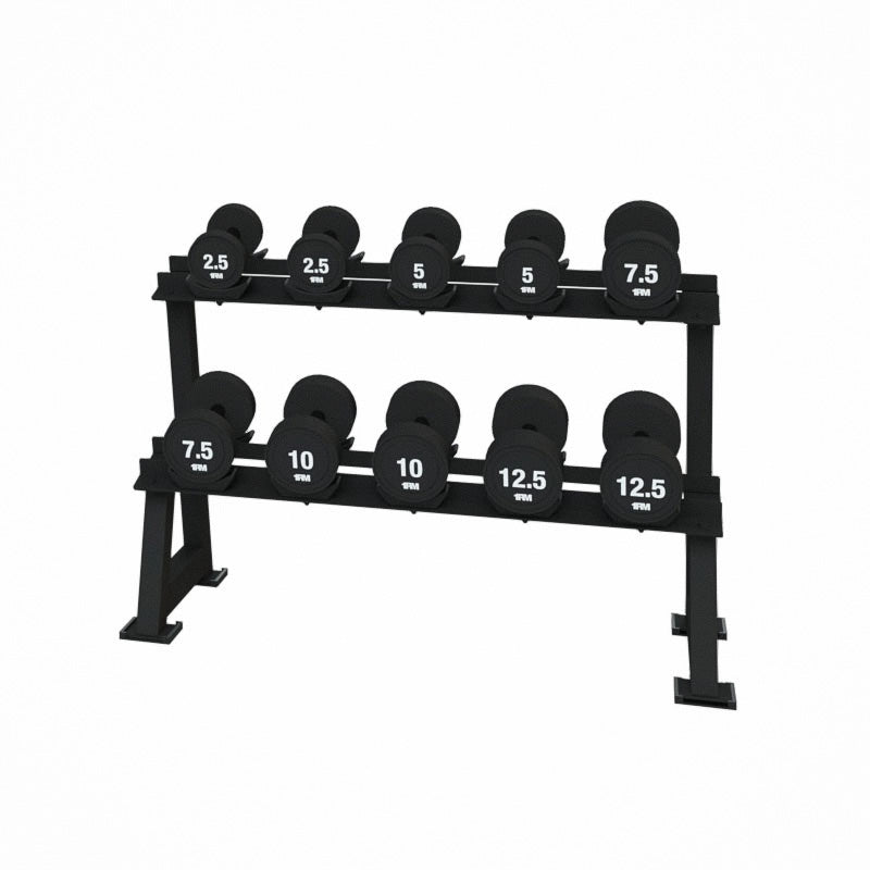 2.5-12.5kg CPU Dumbbells & Single Bay Storage Rack