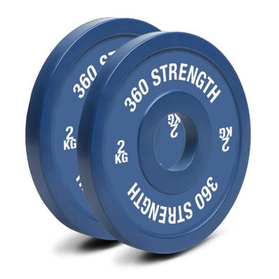 2kg Premium Rubber Change Plates (Pair)
