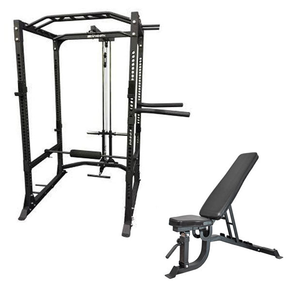 360 Strength Power Rack + Lat Pulldown + FID Bench Package