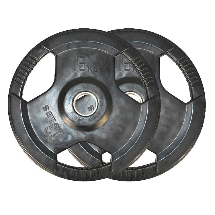 15kg Olympic Rubber Coated Weight Plate (PAIR)