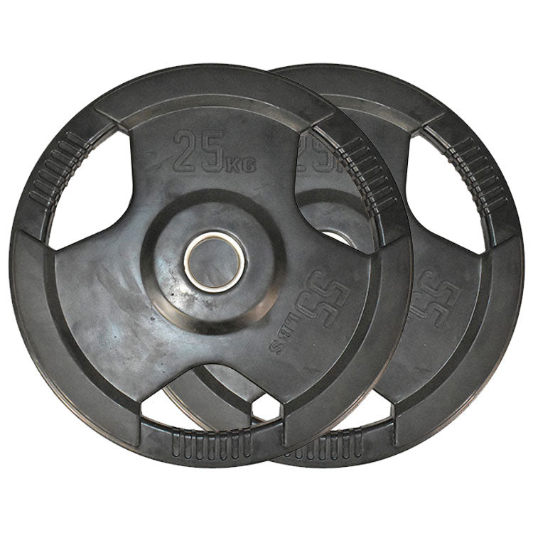 25kg Olympic Rubber Coated Weight Plate (PAIR)