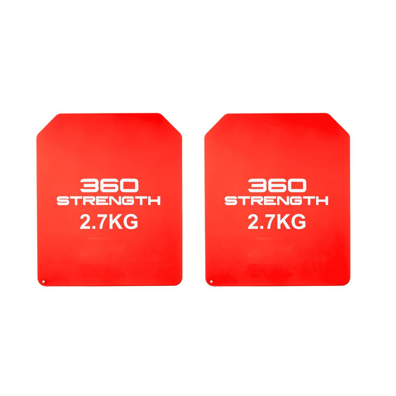 360 Strength Tactical Weight Vest Plate - 2.7kg (PAIR)