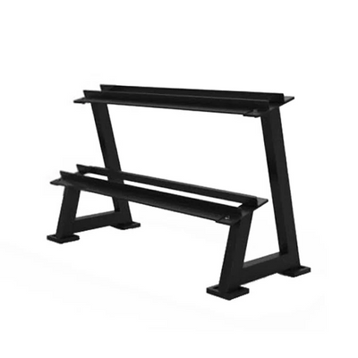 360 Strength 2-Tier Single Bay Rubber Hex Dumbbell Rack