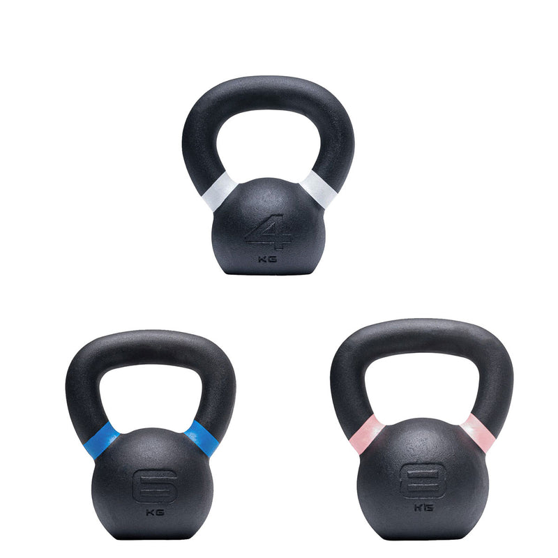 Classic Cast Iron Kettlebell Beginner Pack (4,6,8)