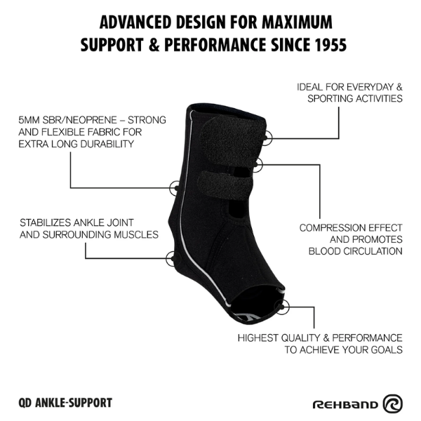 Rehband QD Ankle Support 5mm Image 2