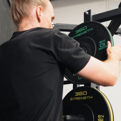 360 Strength Plate Storage Attachment for Power Rack