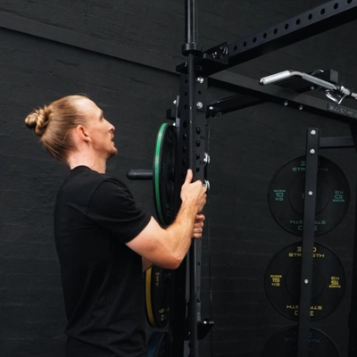 1RM Vertical Barbell Hanger - Single Bar (Horizontal Brace)