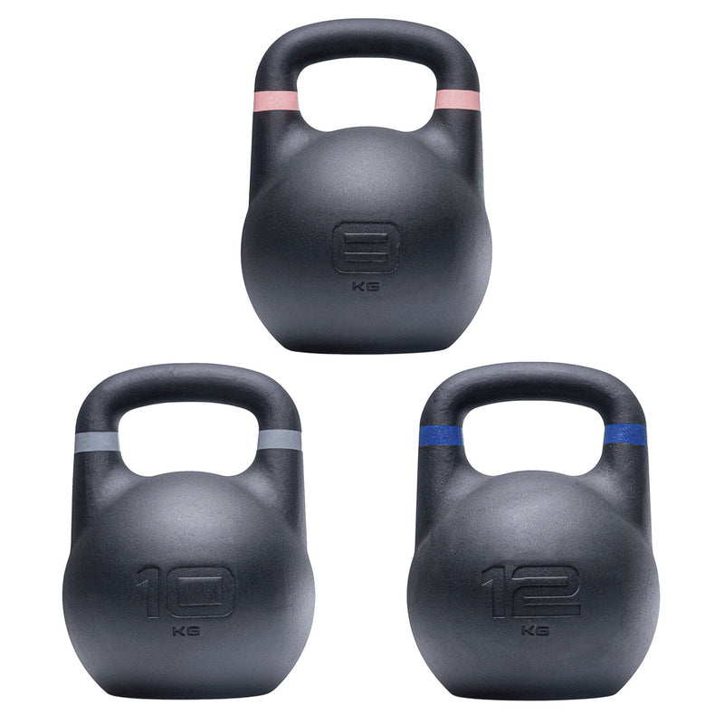 Competition Pro Grade Kettlebell Package 8kg 10kg & 12kg