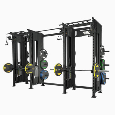 1RM Ebony Double Functional Trainer Rack Side by Side Image 2