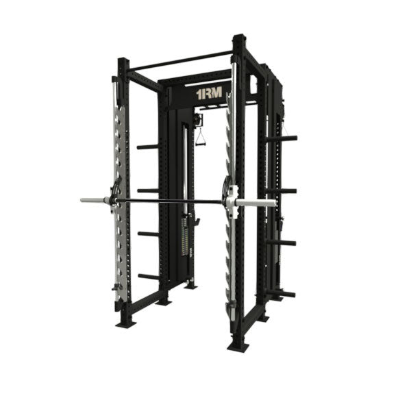 Functional Rack & Smith Machine Combo w Storage | Little Bloke Fitness