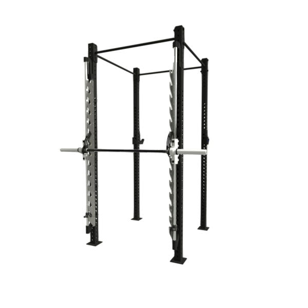Commercial Free Standing Rig with Smith Machine | Little Bloke Fitness