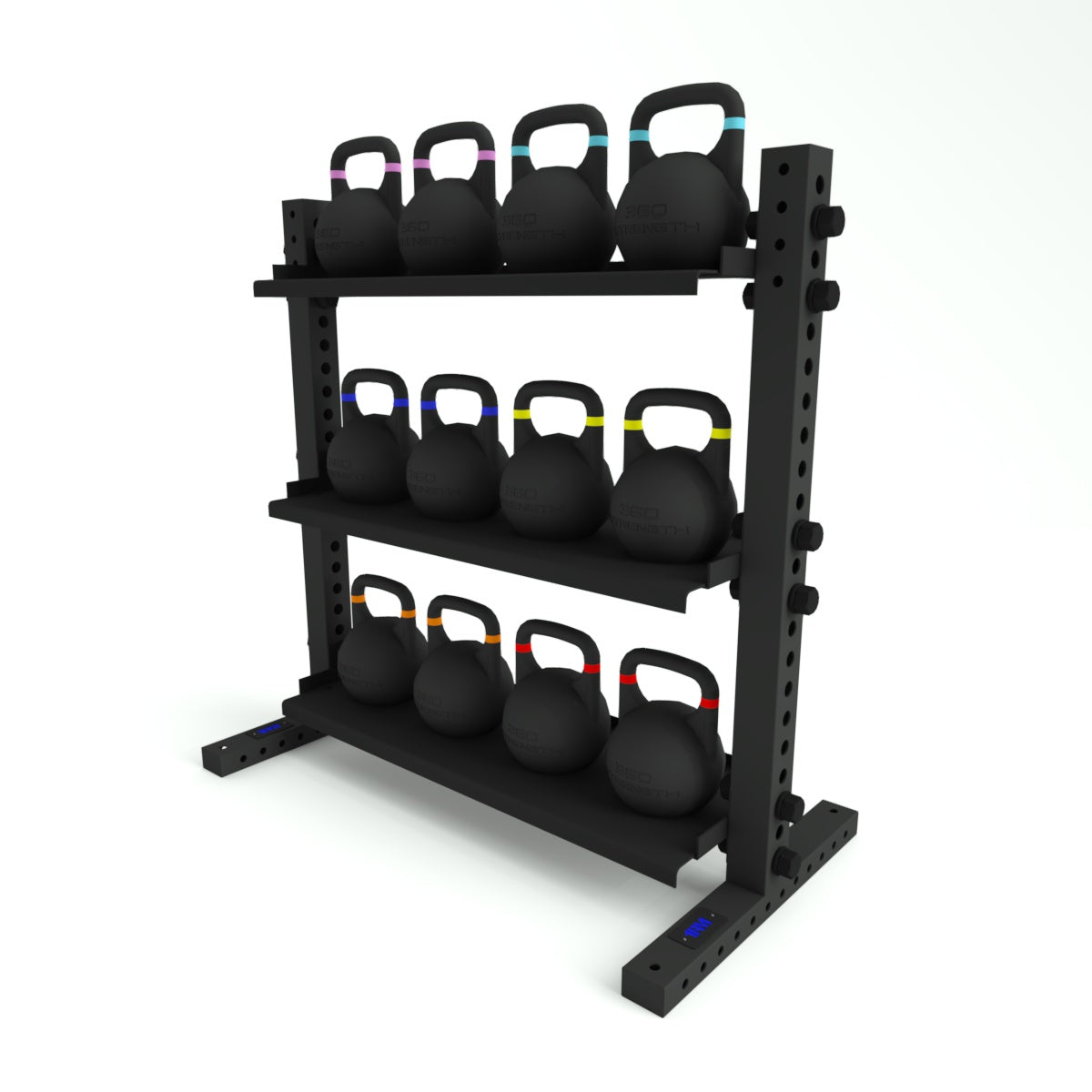 1RM 3-Tier Kettlebell Storage Rack | Little Bloke Fitness