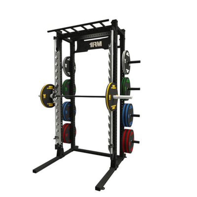 1RM Smith Machine w Multi-grip Chin & Storage Image 2