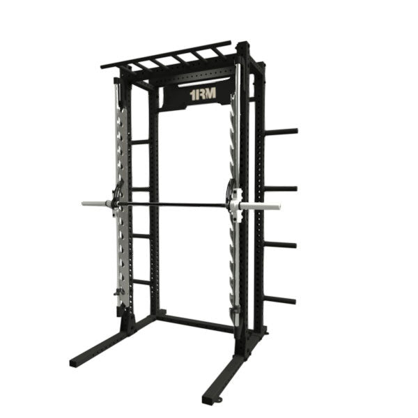1RM Commercial Smith Machine with Plate Storage| Little Bloke Fitness