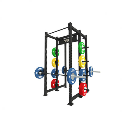 1RM Obsidian Double Sided Compact Power Rack with Storage | Commercial