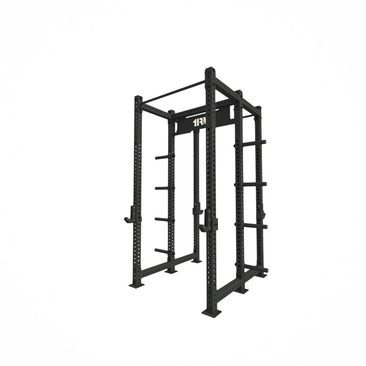 1RM Obsidian Double Sided Compact Power Rack with Storage Commercial