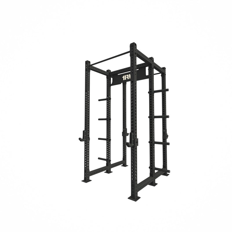1RM Obsidian Double Sided Compact Power Rack with Storage | Commercial