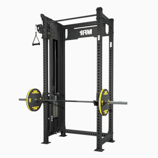 Commercial Power Rack w Built-In Cable Machine Little Bloke Fitness