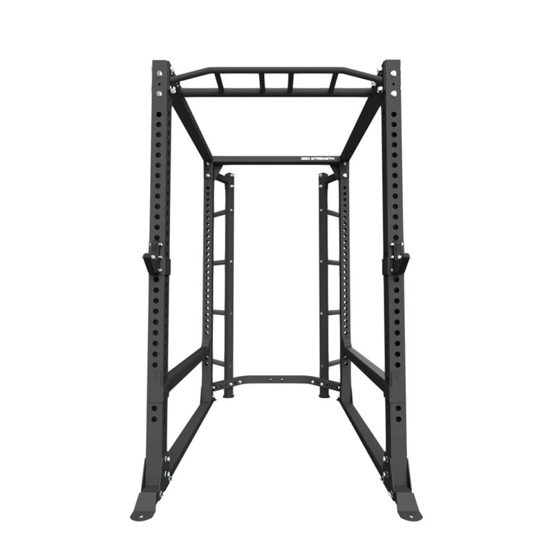 360 Strength Light Commercial Power Rack with Plate Storage