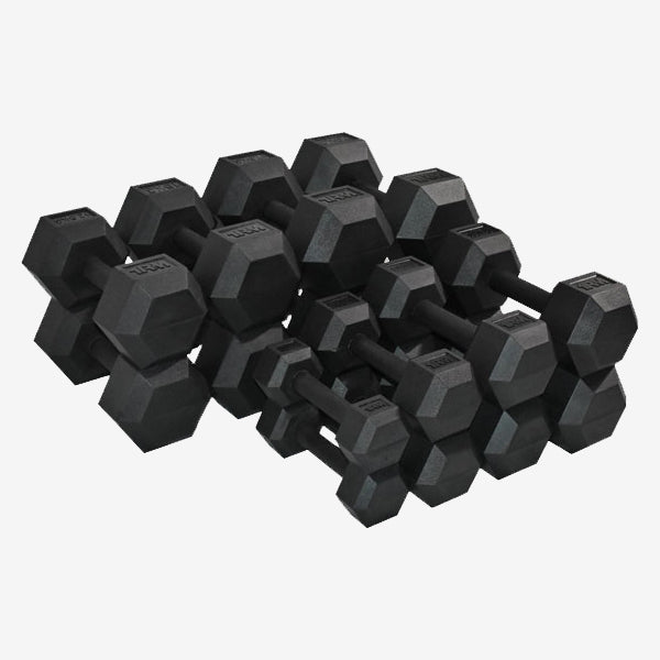 2.5-25kg Pro Hex Dumbbells with Storage Tower Image 3