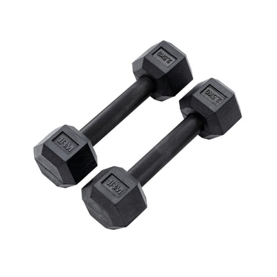 Pro Rubber Hex Dumbbells Image 32