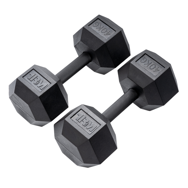 Pro Rubber Hex Dumbbells Image 27