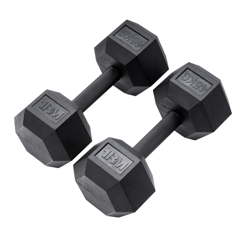 Pro Rubber Hex Dumbbells Image 29