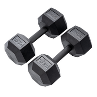 Pro Rubber Hex Dumbbells Image 31