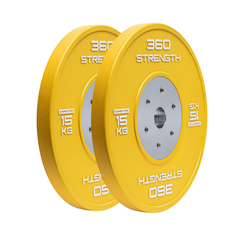 15kg Calibrated Competition Bumper Plate (Pair)