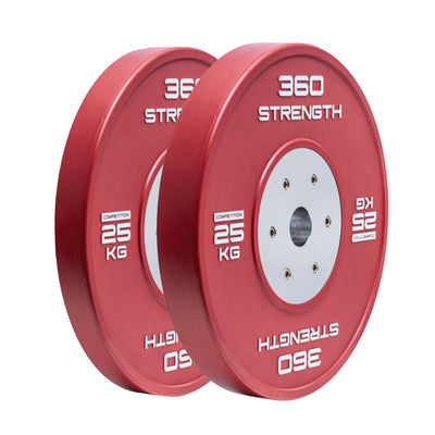 25kg Calibrated Competition Bumper Plate (Pair)